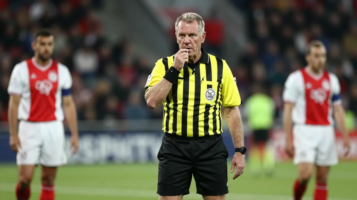 Dennis Higler zal de wedstrijd tussen Ajax en Telstar in speelronde vier van de Eredivisie leiden, met Allard Lindhout...